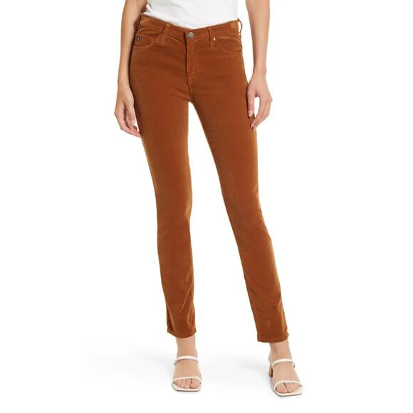 Adriano Goldschmied Jeans Women's Sz 26 Legging Ankle Super Skinny Burnt Sienna - Picture 1 of 9